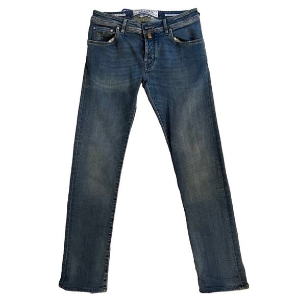 Jacob Cohen Medium Wash Fade Slim Fit Style 622 Jeans Sz 33
